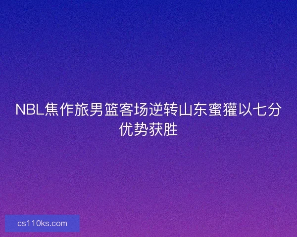 NBL焦作旅男篮客场逆转山东蜜獾以七分优势获胜